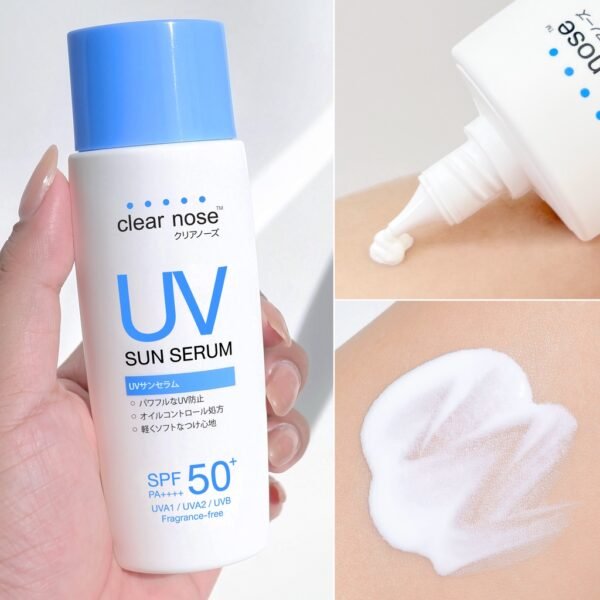 กันแดดเคลียร์โนส Clear Nose UV Sun Serum SPF50+PA++++ 80ml - Image 2